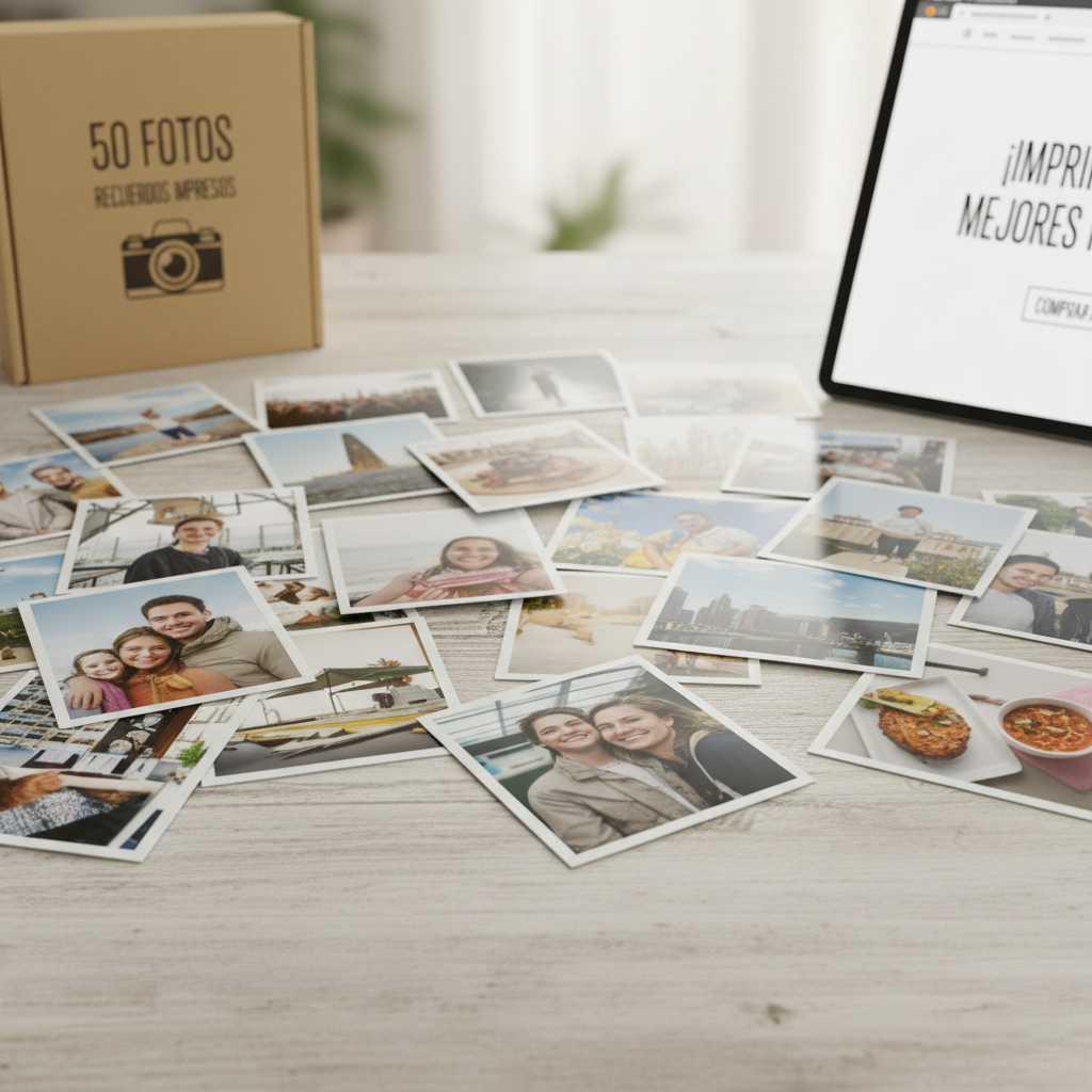 50 Impresiones Fotográficas 10x15 cm – Papel Profesional