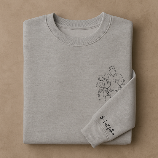 Suéter personalizado con silueta ilustrada