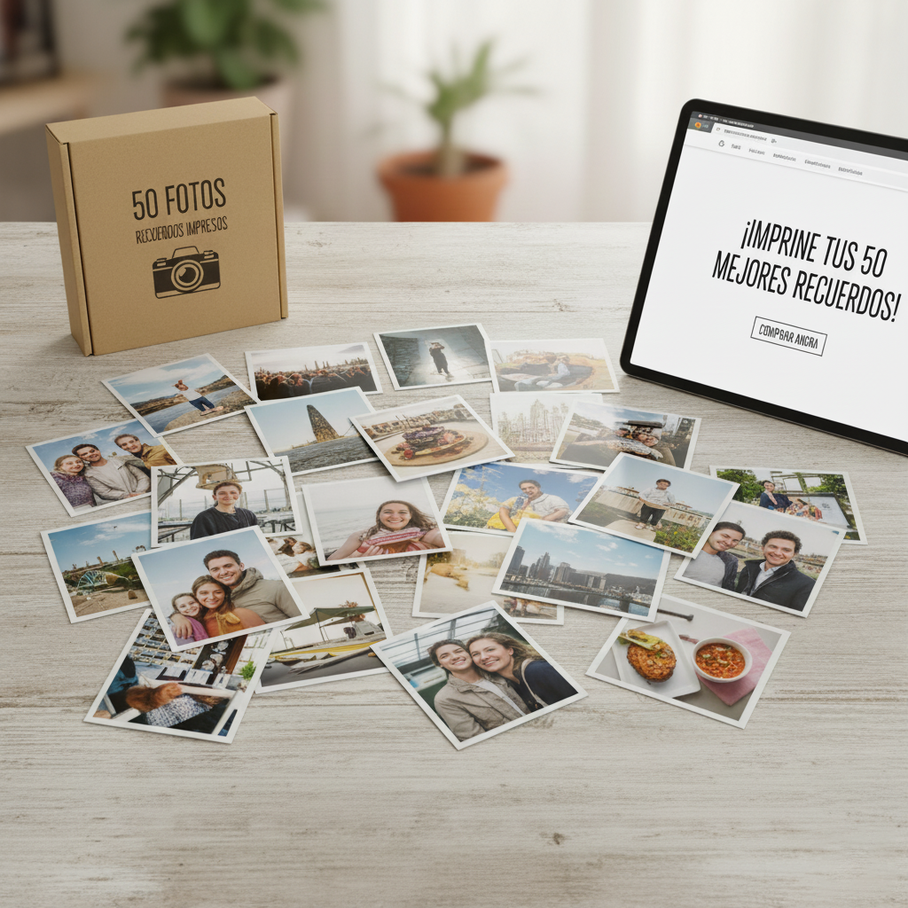 50 Impresiones Fotográficas 10x15 cm – Papel Profesional