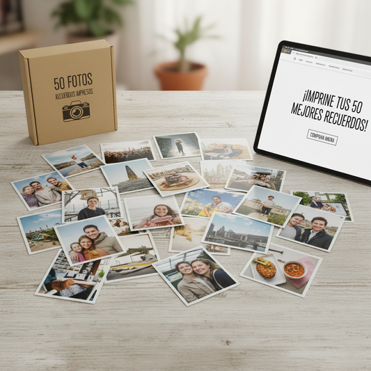 50 Impresiones Fotográficas 10x15 cm – Papel Profesional