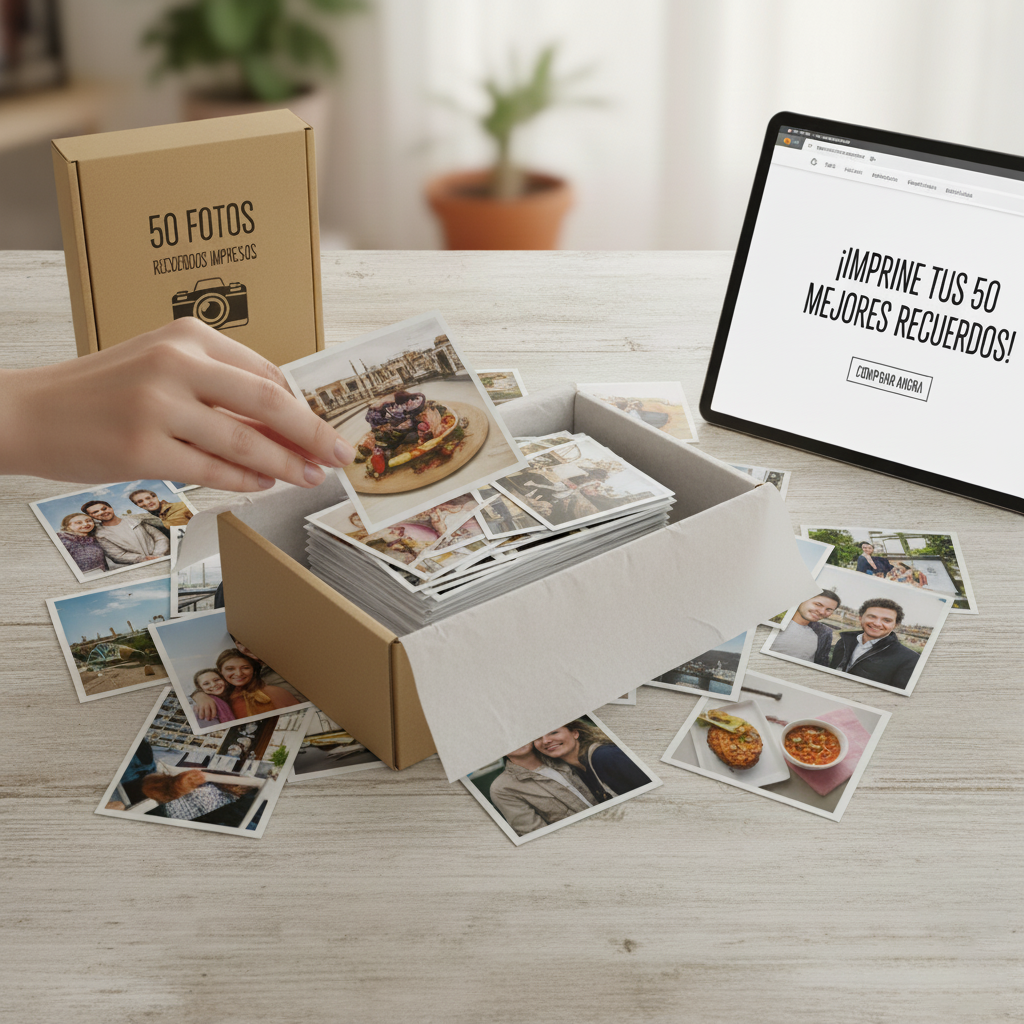 50 Impresiones Fotográficas 10x15 cm – Papel Profesional